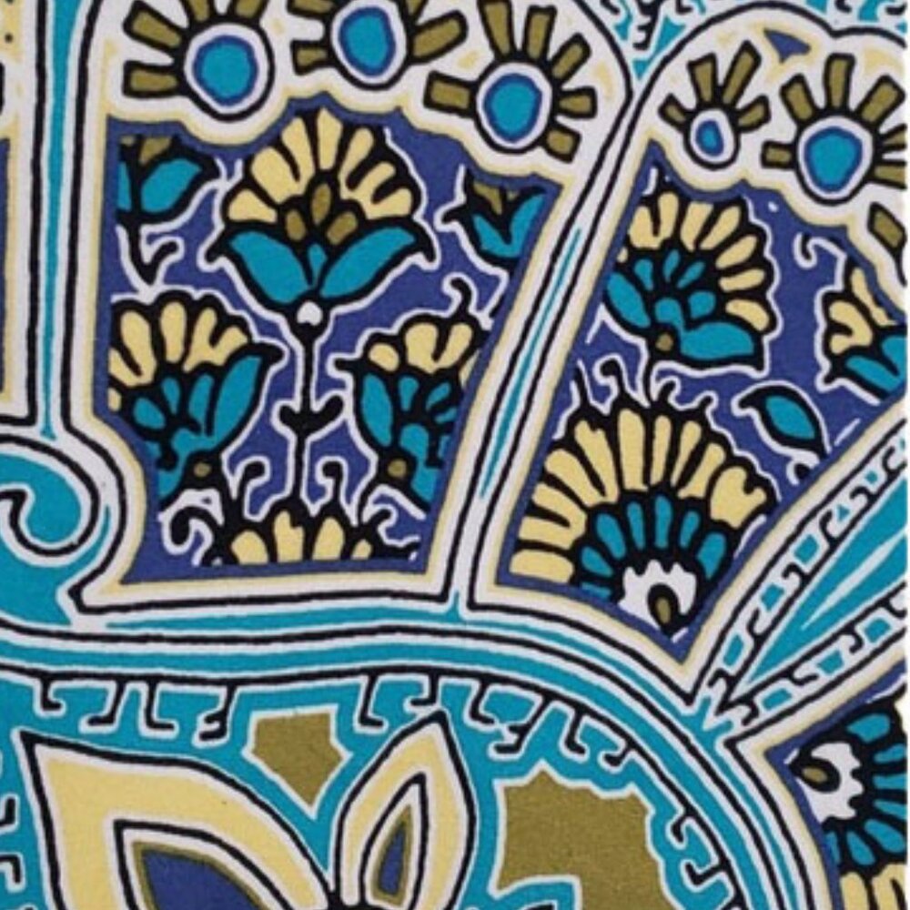 EAST 5TH Vivid Medallion Pattern Cotton Blend Straight, Pencil Skirt Size 16 - Picture 4 of 5